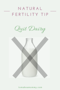 how dairy hurts fertility