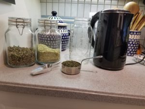 My step by step guide to my fertility tea recipe: Measuring the herbs