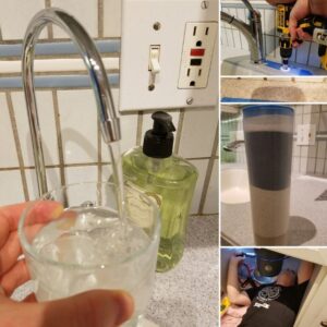 The water filter that we installed while trying to conceive and struggling with miscarriage