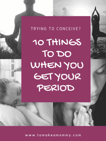 10 Period Self-Care Tips for When TTC to Increase Fertility!