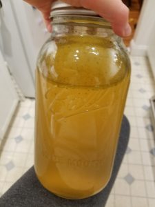 Easy Chicken Bone broth recipe for fertility made in the Instant pot!
