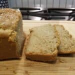 The easiest keto bread recipe ever. Super yummy, made with almond butter, coconut butter, and eggs! #keto #paleo #lowcarb