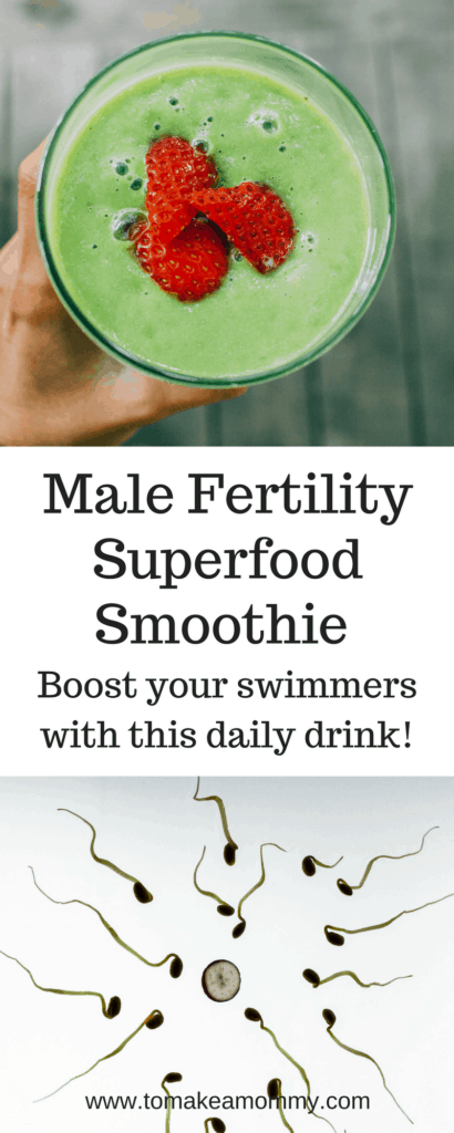 Male Fertility Superfood Smoothie- A drink to to boost sperm count, quality, morphology, vitality, motility, testosterone, and libido!