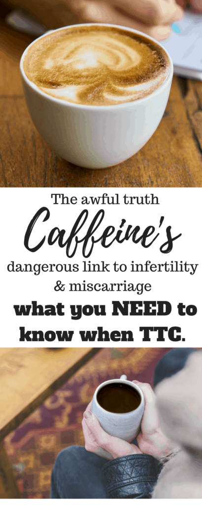 Caffeine, coffee, infertility and miscarriage. What the research says about why you should avoid caffeine while trying to conceive to boost fertility and get pregnant faster. 