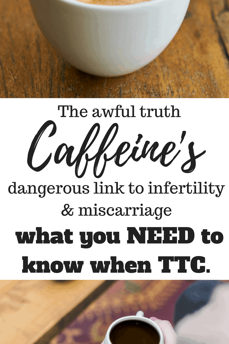 Caffeine, coffee, infertility and miscarriage. What the research says about why you should avoid caffeine while trying to conceive to boost fertility and get pregnant faster.