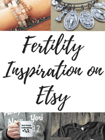 Fertility Gift Guide on Etsy, Infertiltiy, IVF, IUI, TTC