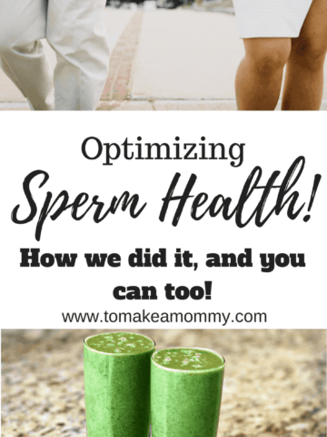Increasing sperm health, sperm count, motility and morphology