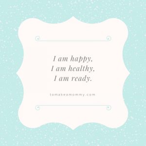 A fertility affirmation I used while on my long baby journey! #infertility #fertility #mantra