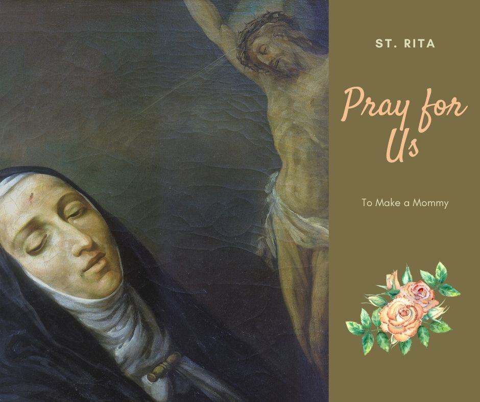 St. Rita, patron saint of infertility and hopeless causes novena fertility