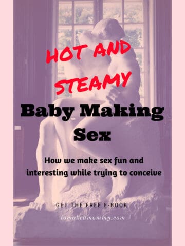Having sex while trying to conceive can become a drag. Even while struggling with infertility we figured out how to keep things hot in the bedroom! #ttc #infertility #fertility