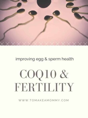 One of the best supplements for egg and sperm health is CoQ10- Why I took it and how!