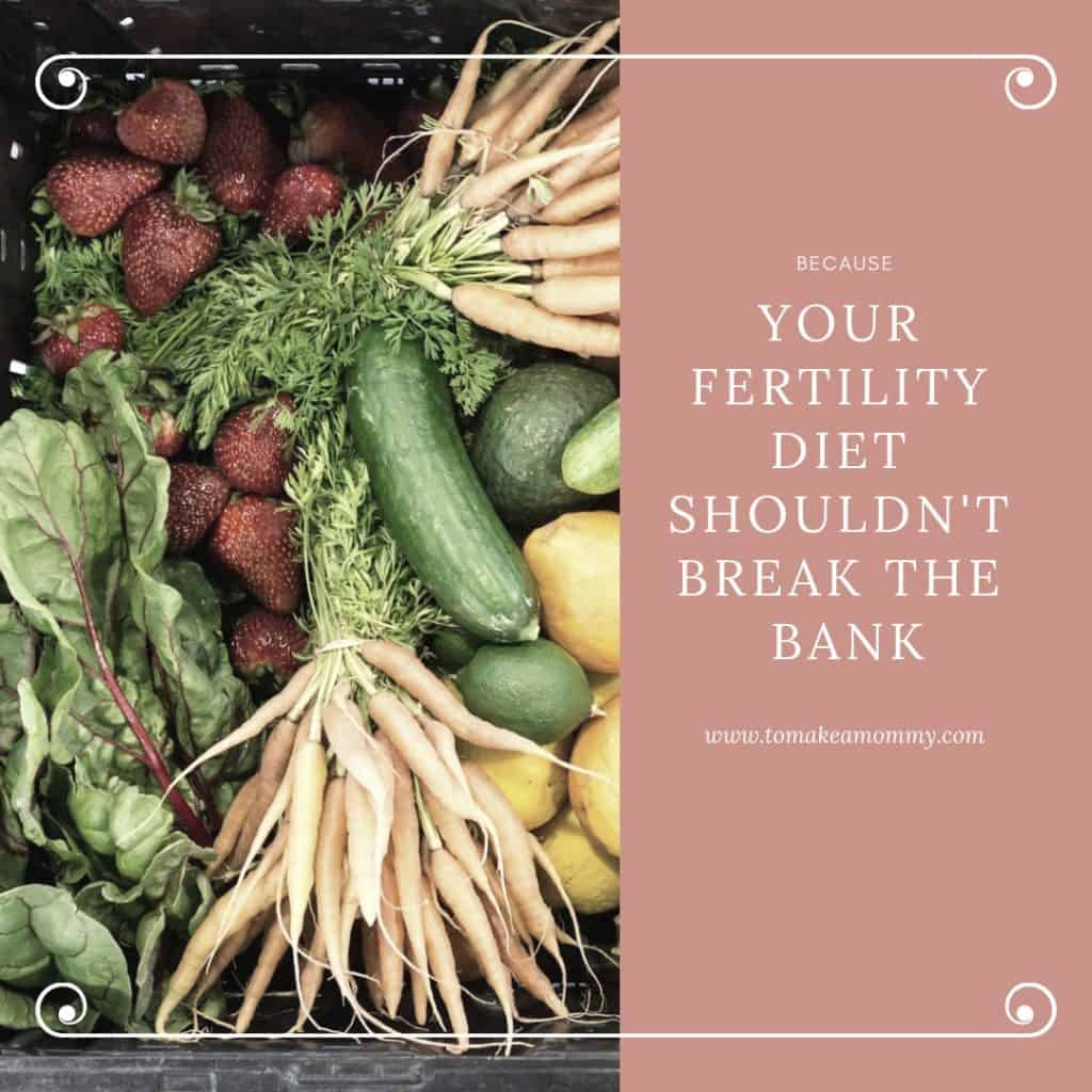 How we save money on an organic whole-foods fertility diet and supplements and superfoods for infertility! #infertility #fertility #superfoods #supplements #budget