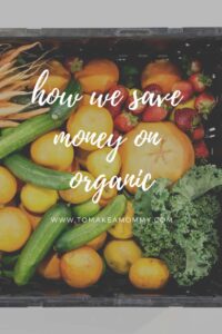 How we save money on organic groceries and fertility supplements