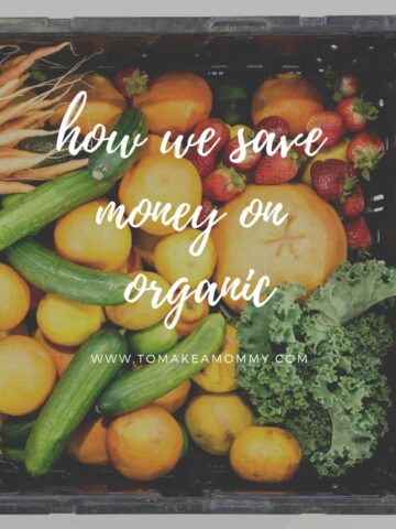 How we save money on organic groceries and fertility supplements