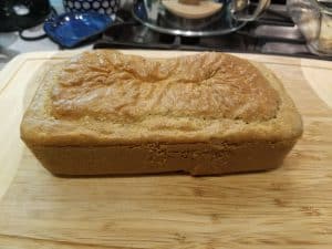 My go-to, super easy 5 ingredient Keto Bread Recipe! #lowcarb #paleo #cleaneating #aip #banting #lchf #notwhole30though