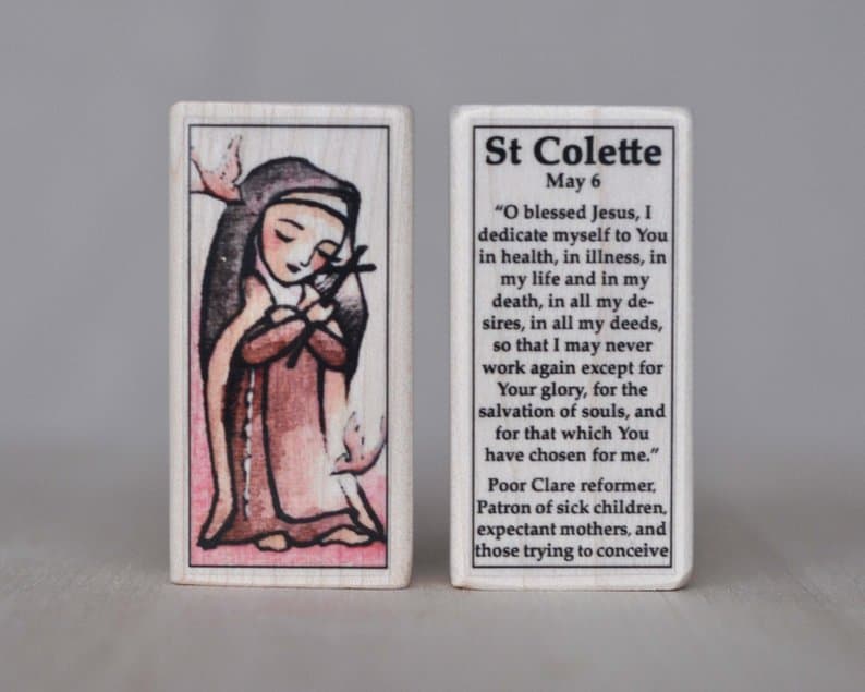 Prayer to Saint Colette patron saint of those trying to conceive