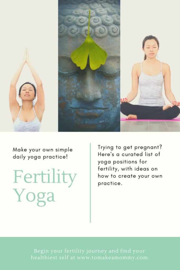 Make your own simple fertility yoga practice- or find one made for each phase of the menstrual cycle!