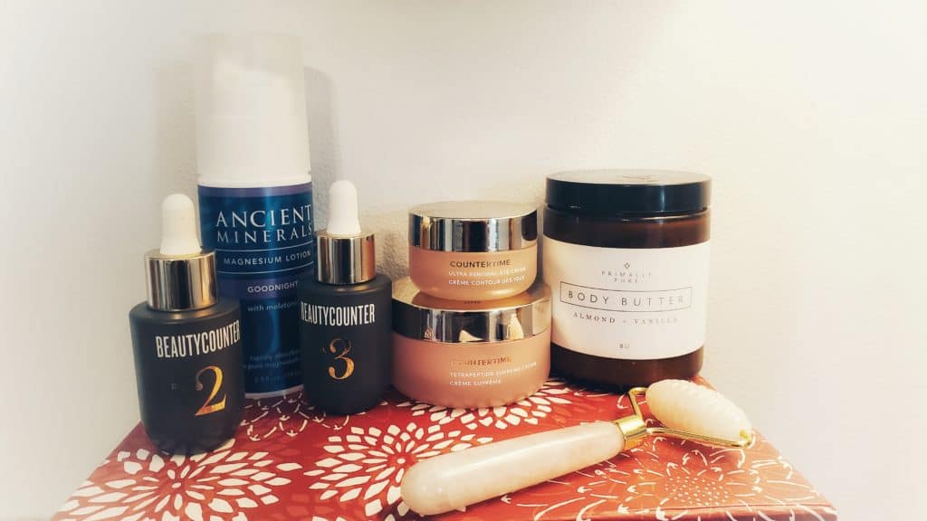 My nighttime anti-aging non-toxic skin care routine