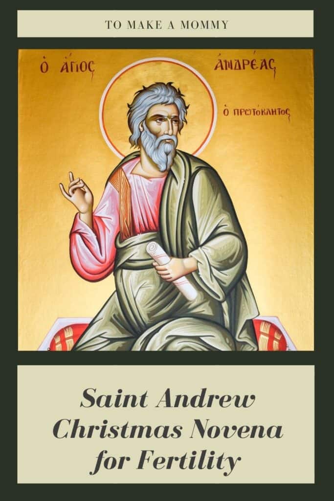 The Saint Andrew Novena: Saint Andrew Christmas Prayer for a Trying to Conceive a Baby