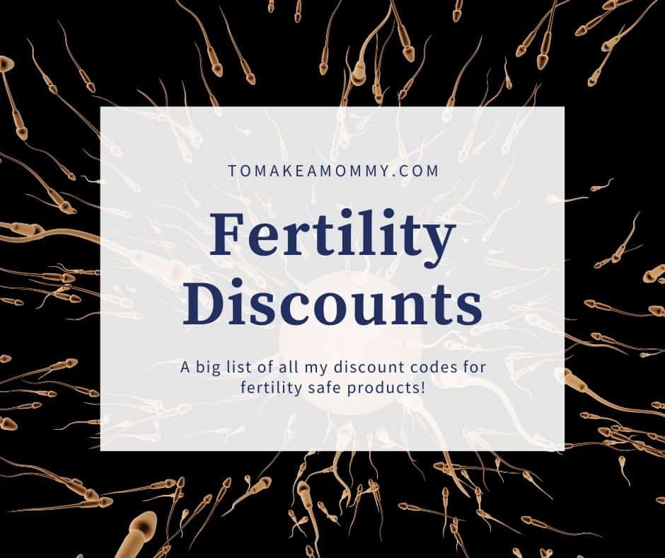 Discount codes for all my favorite fertility supplements and non-toxic products!