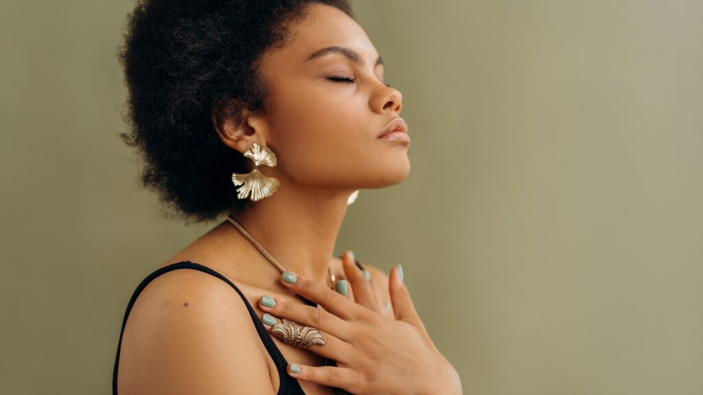 Visualization and Meditation For Trying to Conceive- What I used to Get Pregnant after Infertility. Woman Meditating.