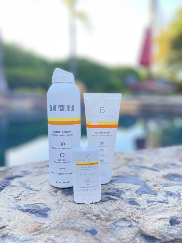 Beautycounter sunscreen is pregnancy-safe and free of chemical sunscreen